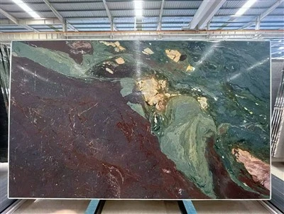 Kambodža Four Season Green Marble Slab